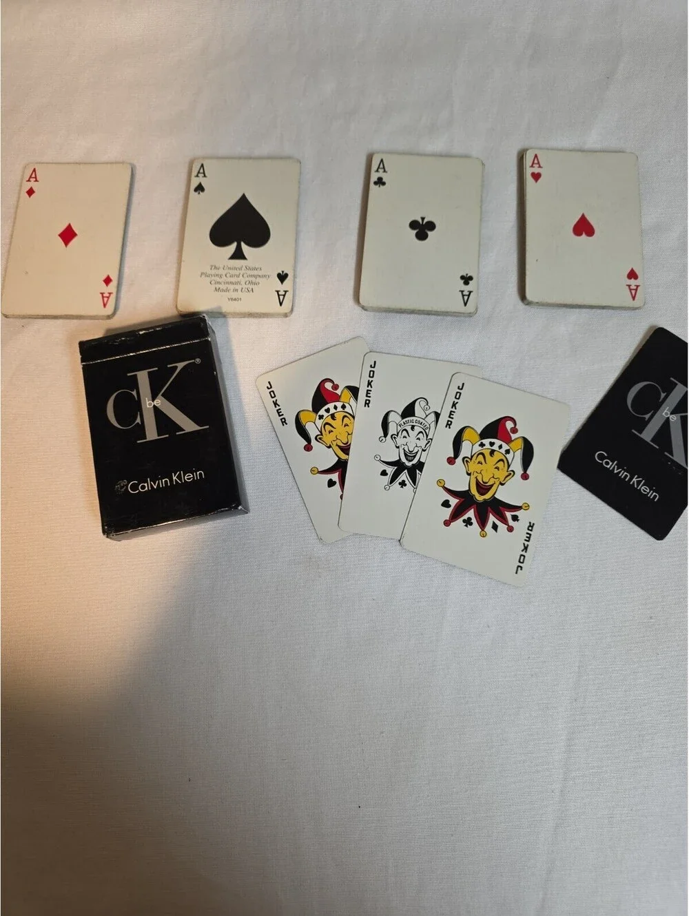 Calvin Klein Be Playing Cards COMPLETE